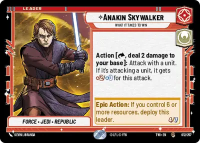 012/257 Anakin Skywalker - Twilight of the Republic - Star Wars