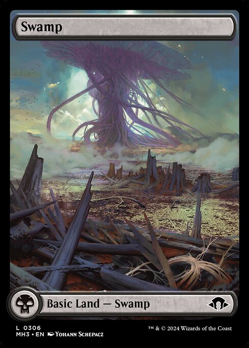 0306 Swamp - Modern Horizons 3 - MTG Card Collectbydesign 0306 Swamp - Modern Horizons 3 - MTG Card Collectbydesign