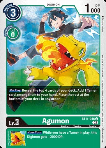 Agumon (BT11-046) - Dimensional Phase