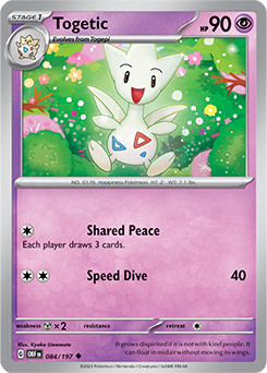 084/197 Togepi [Reverse Holo] - Obsidian Flames