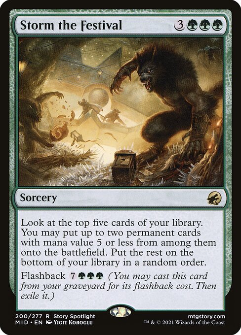 200/277 Storm the Festival - Innistrad: Midnight Hunt